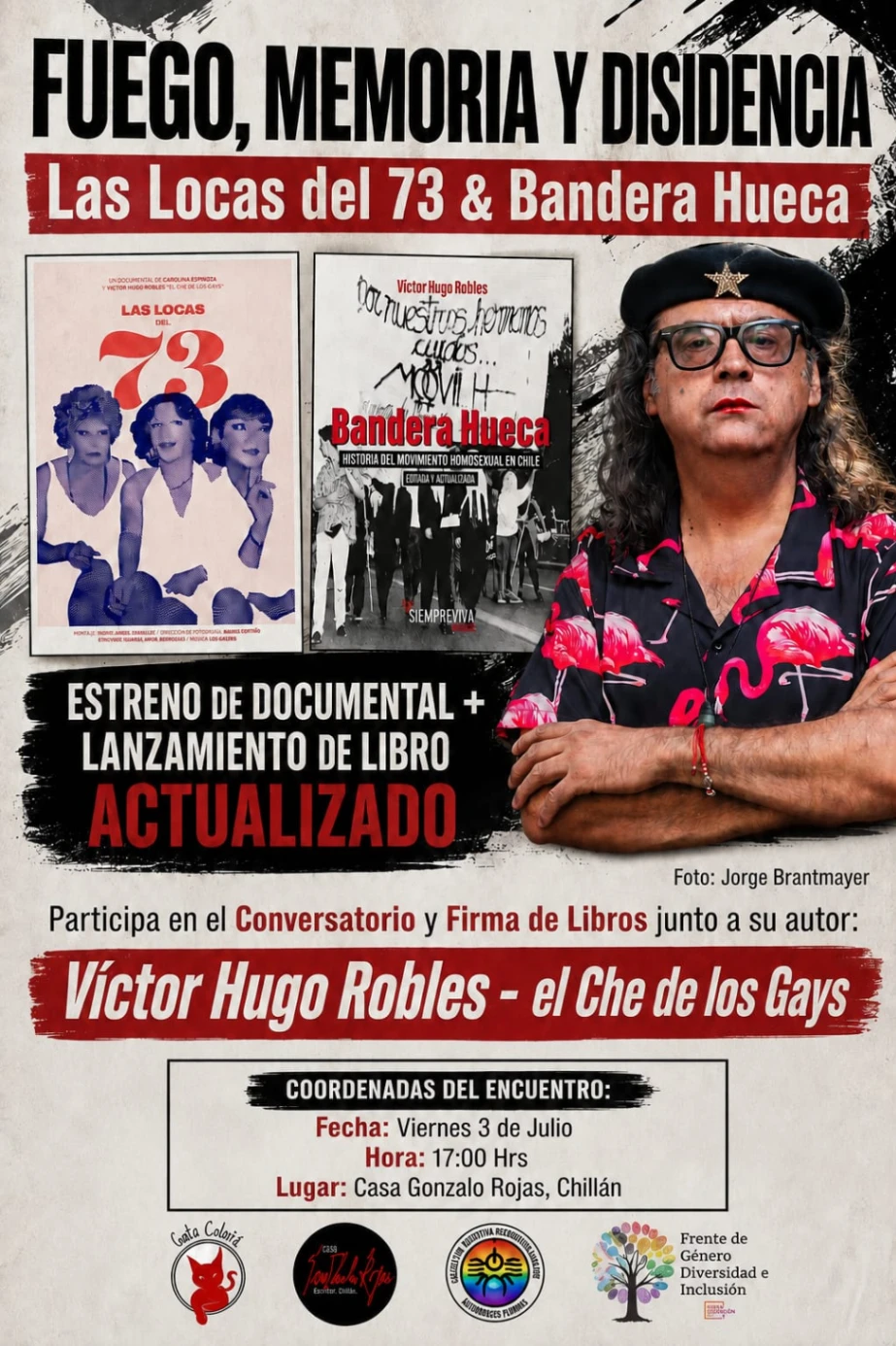 Presentación Libro "Bandera Hueca" - Hustoria del Movimiento Homosexual en Chile