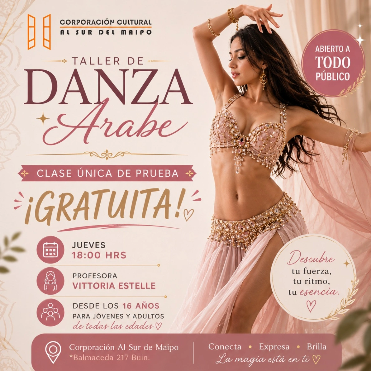 Clases de danza árabe 