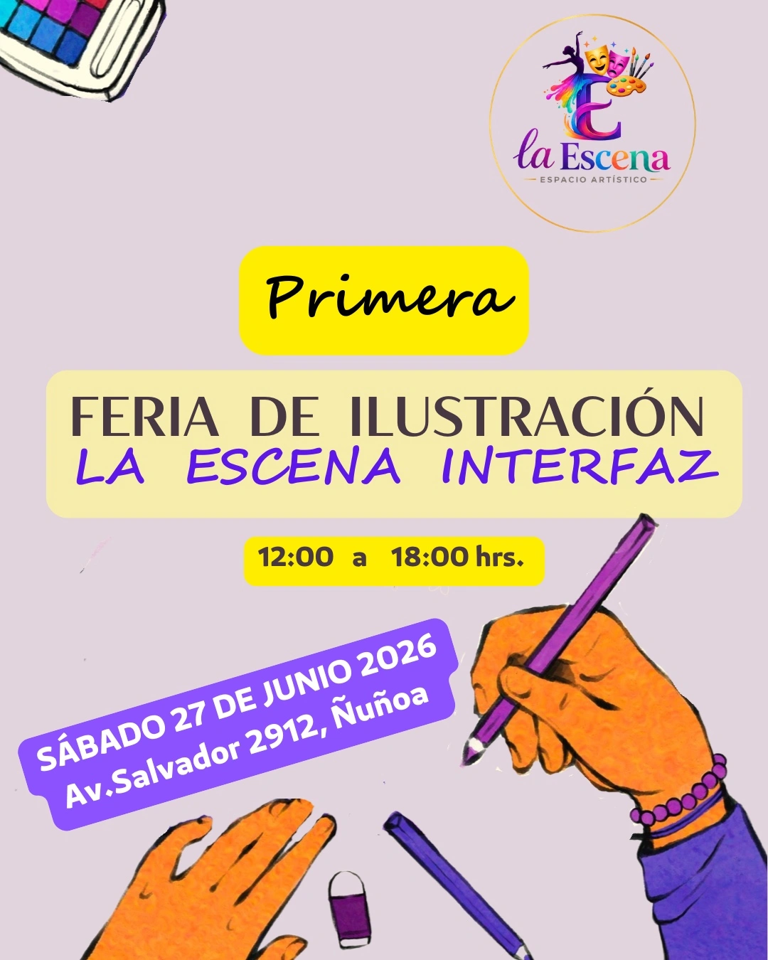 Feria ilustración La Escena interfaz