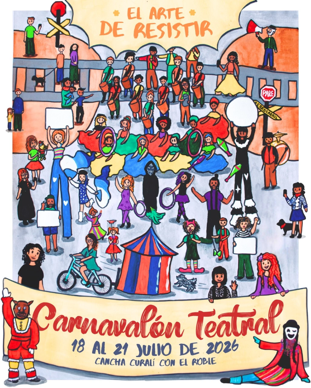 13 Encuentro Comunitario de Artes Escénicas Carnavalón Teatral "El Arte de Resistir"