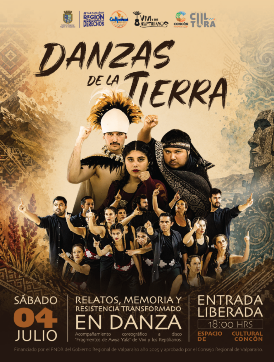 “Danzas de la Tierra” une memoria, territorio y danza en dos estrenos gratuitos en Concón y Quilpué