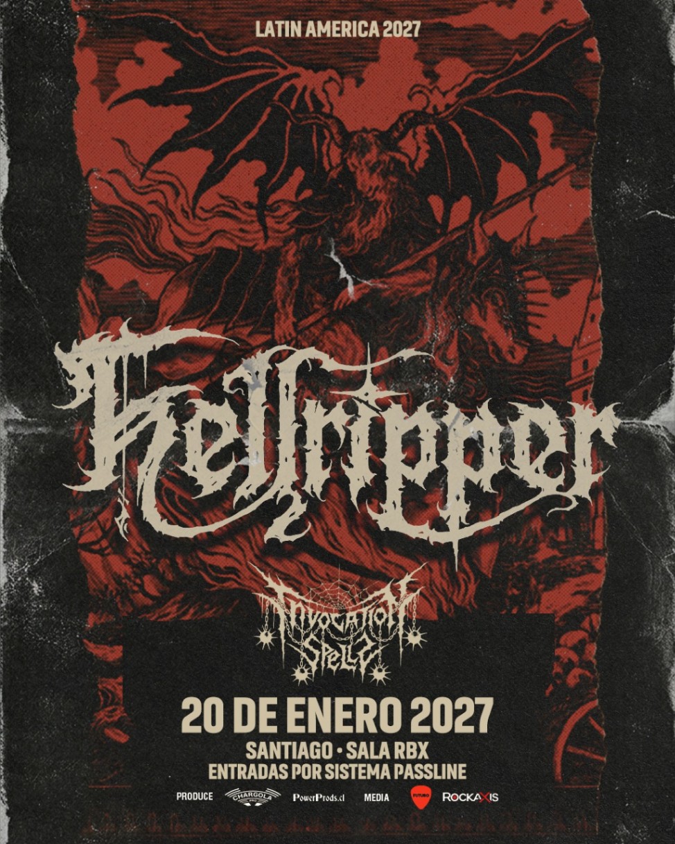 HELLRIPPER CONFIRMA SU DEBUT EN CHILE: EL UNIPERSONAL ESCOCÉS DEL BLACK/SPEED METAL ATERRIZA POR PRIMERA VEZ.